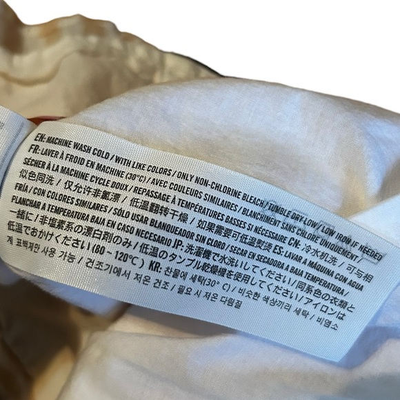 Abercrombie & Fitch Cotton Striped button front mini dress tan and white Size XS - Picture 11 of 11